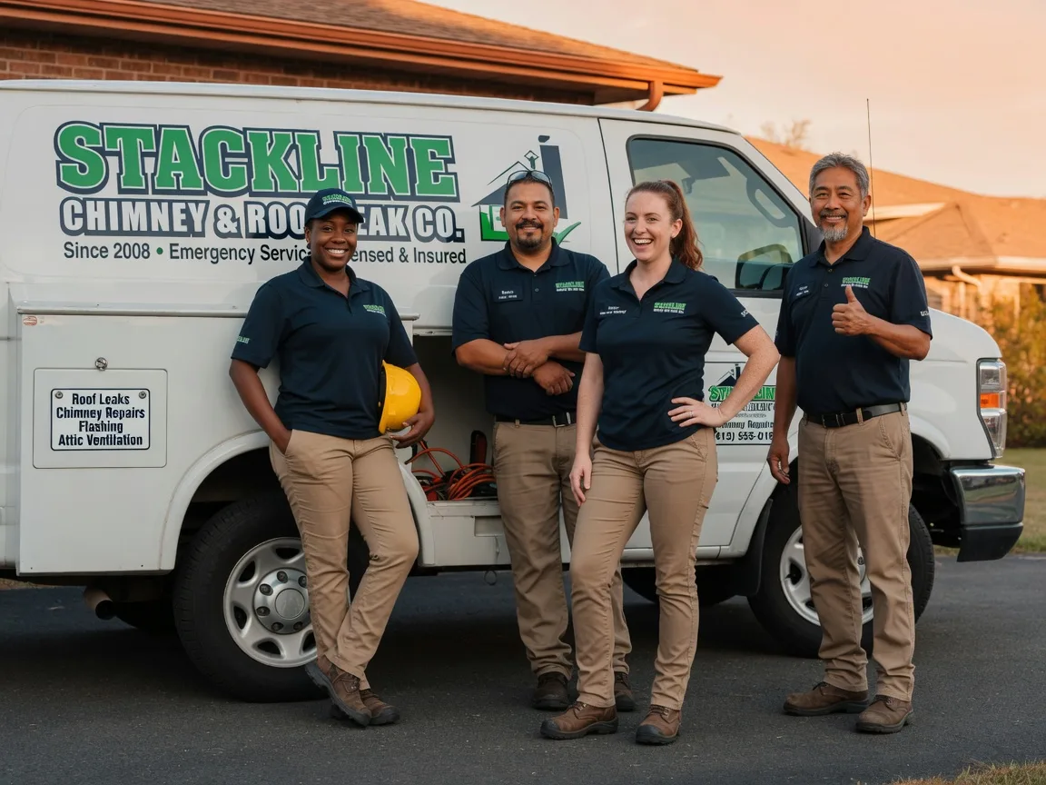 Chimney flashing repair company in Grandy, NC
